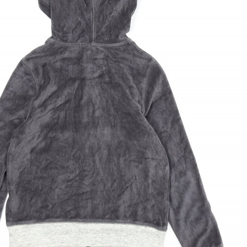 A&F Boys Grey   Full Zip Hoodie Size 11-12 Years