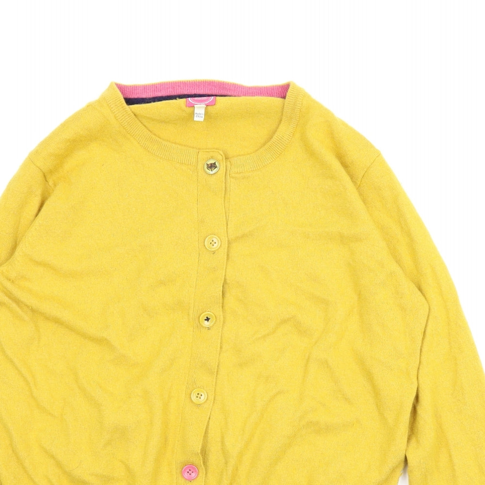 Joules Womens Yellow   Cardigan Jumper Size 20