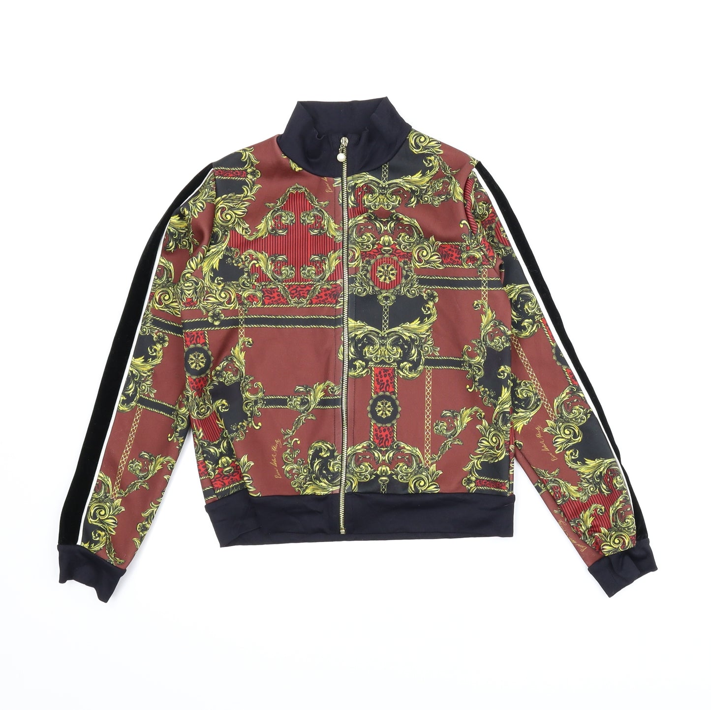 River Island Boys Multicoloured Batik  Full Zip Hoodie Size 9-10 Years