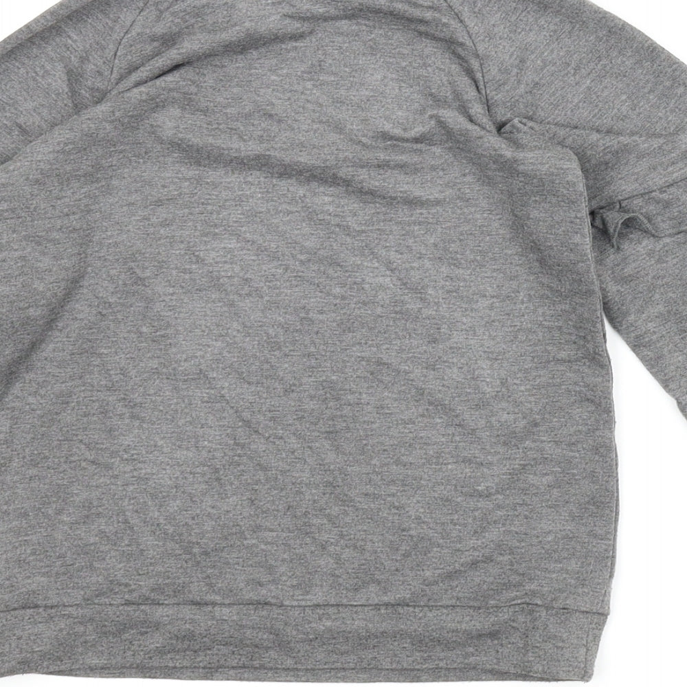 George Girls Grey Animal Print  Pullover Jumper Size 6-7 Years