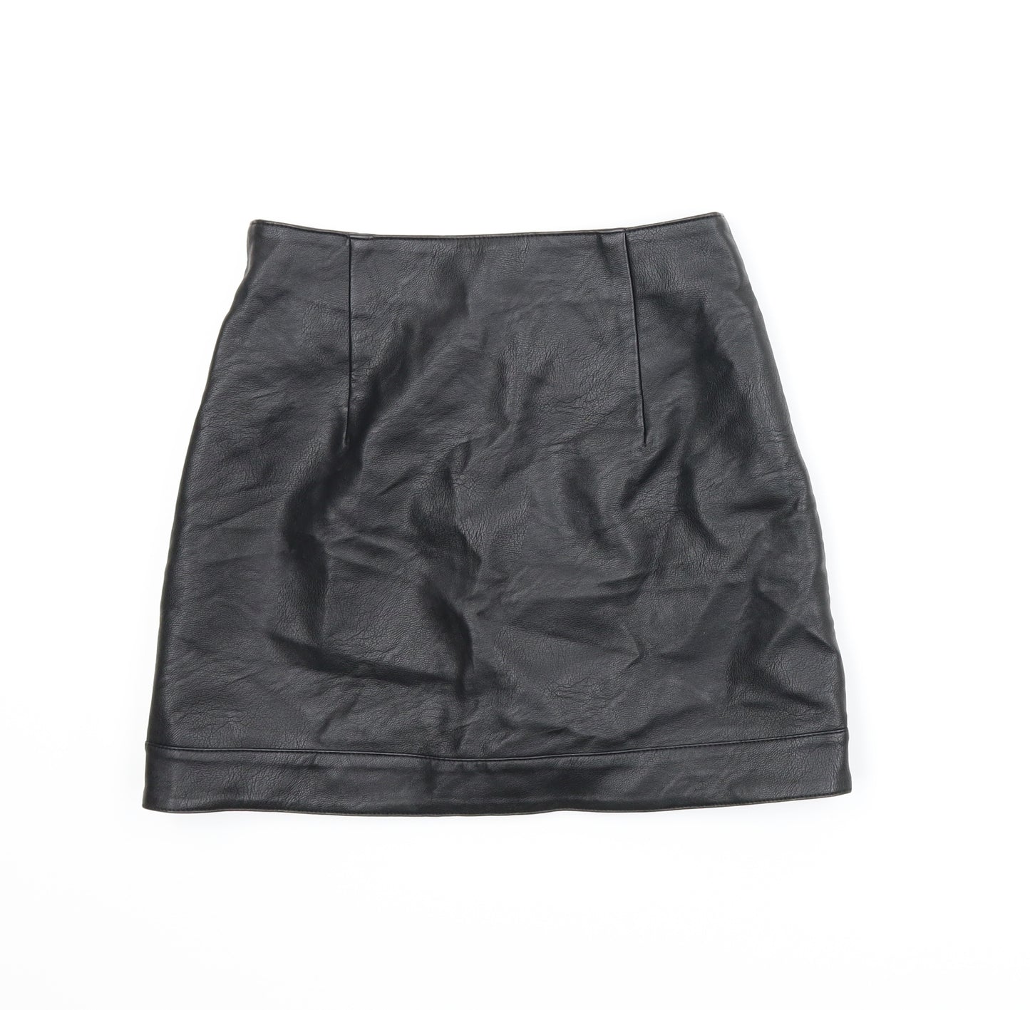 Topshop Womens Black   A-Line Skirt Size 4