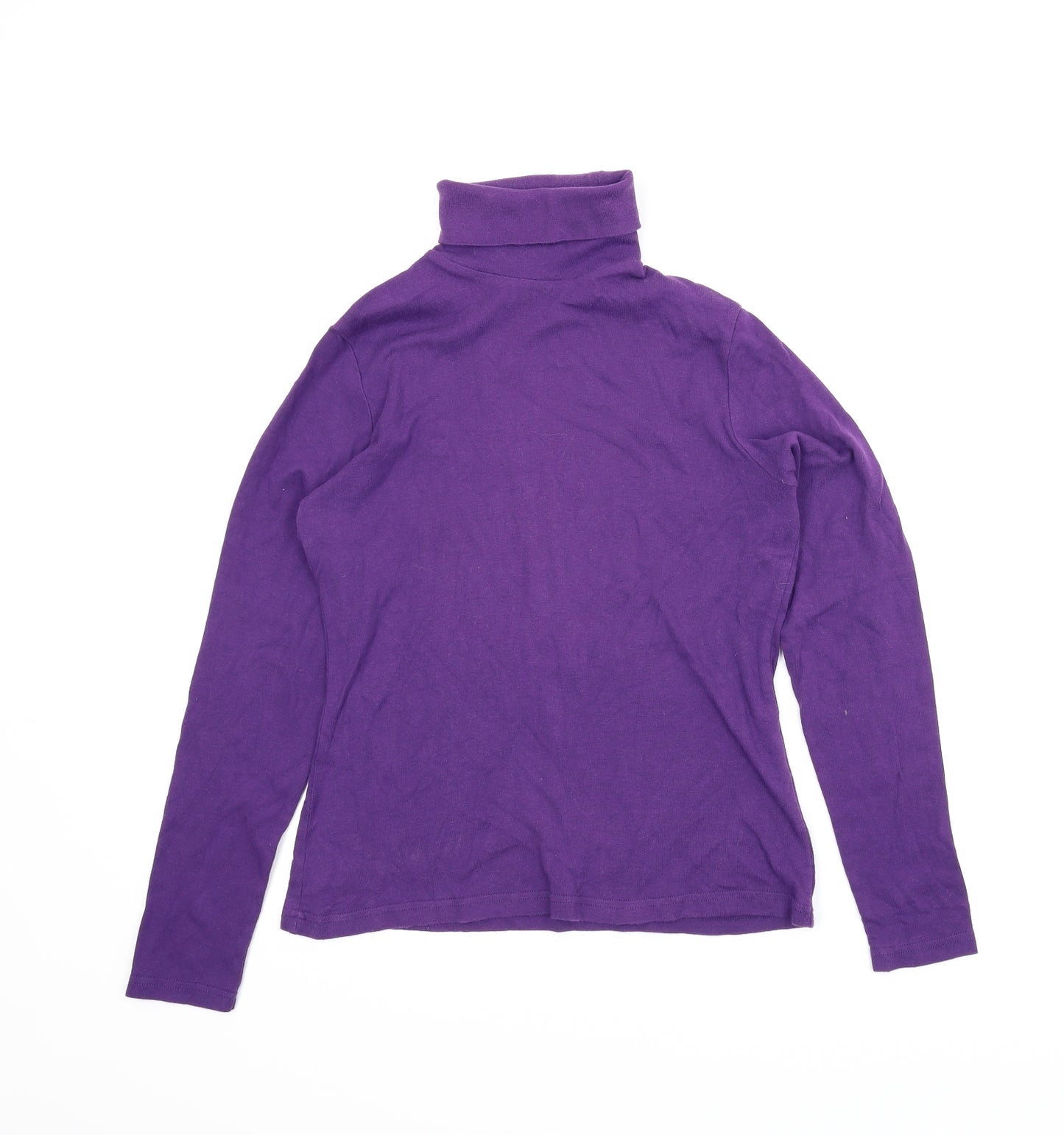 Text Womens Purple   Basic T-Shirt Size S