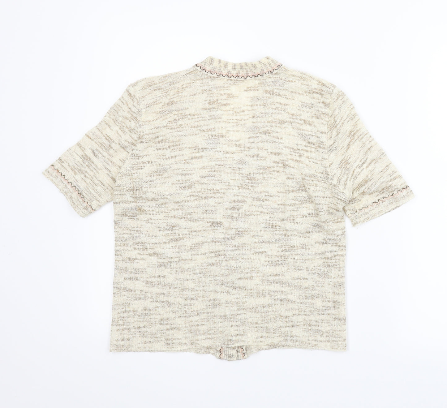 Preworn Womens Beige   Cardigan Jumper Size S