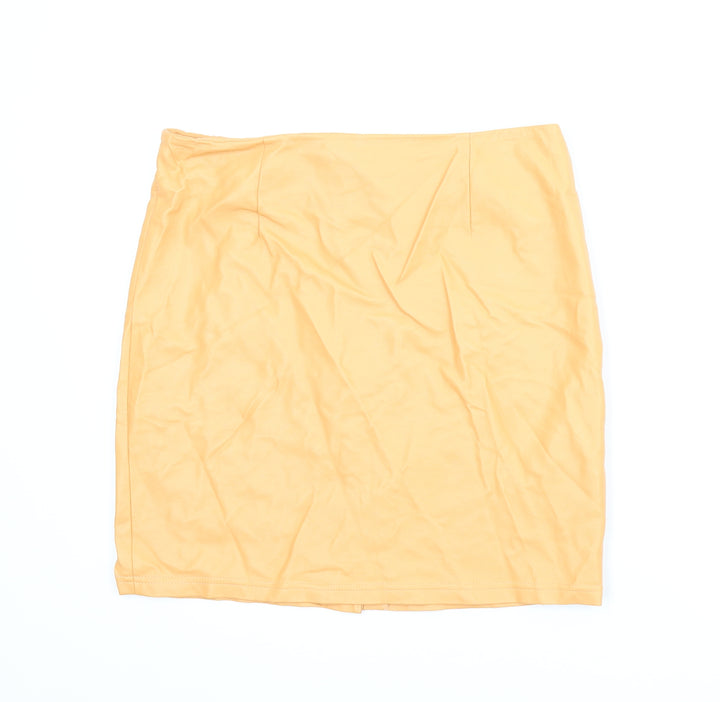 Atmosphere Womens Orange A-Line Skirt Size 12