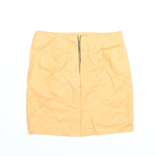 Atmosphere Womens Orange   A-Line Skirt Size 12