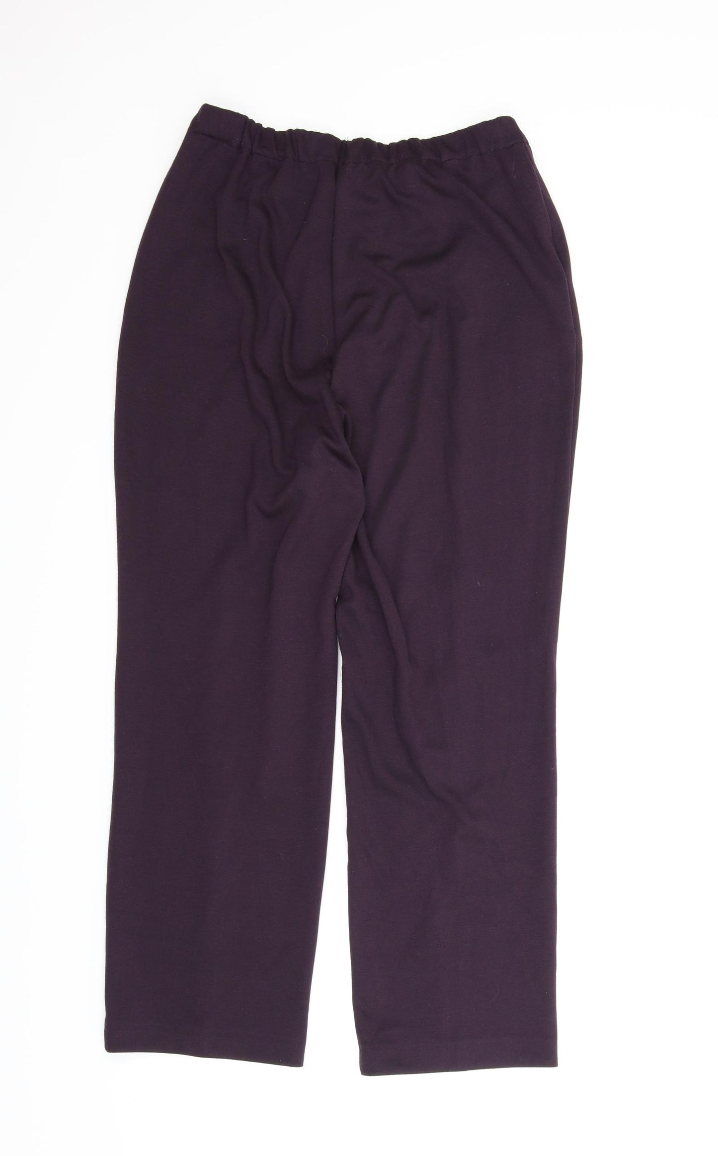 Preworn Womens Purple   Capri Trousers Size 16 L26 in
