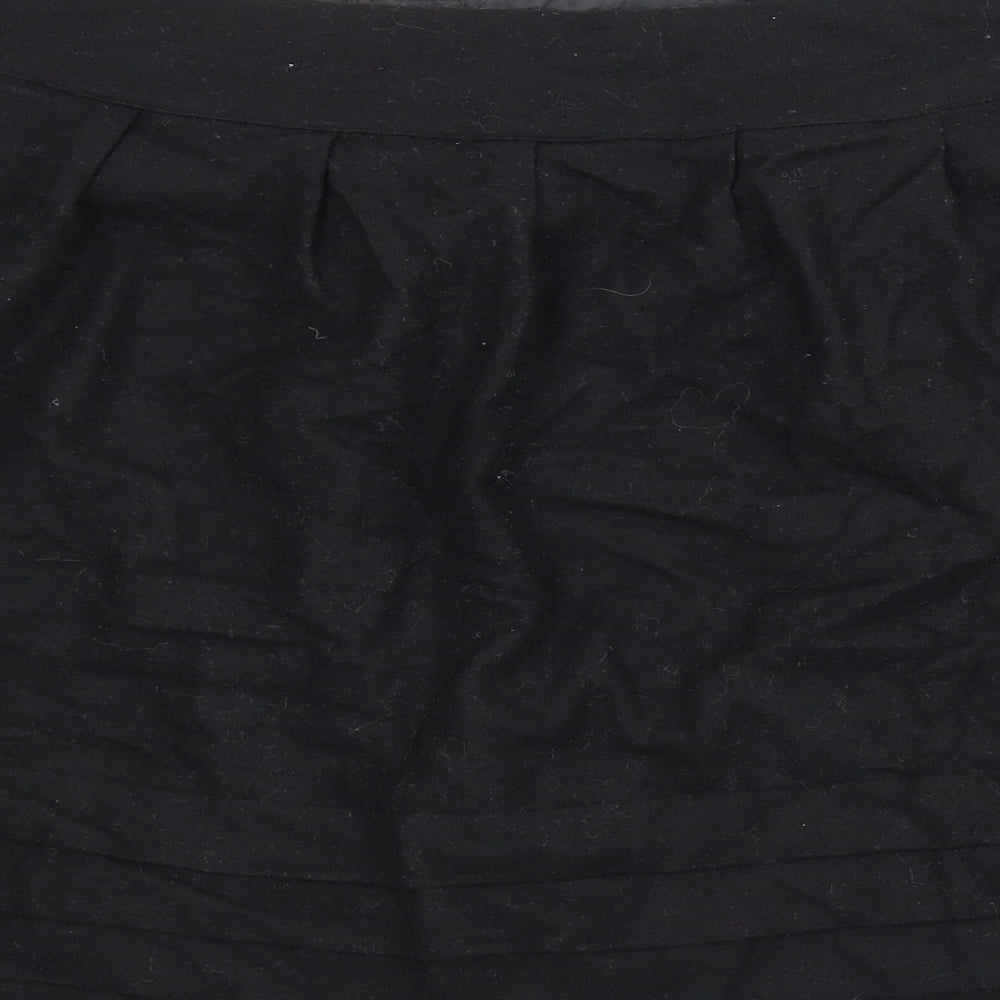 M&S Womens Black   A-Line Skirt Size 16
