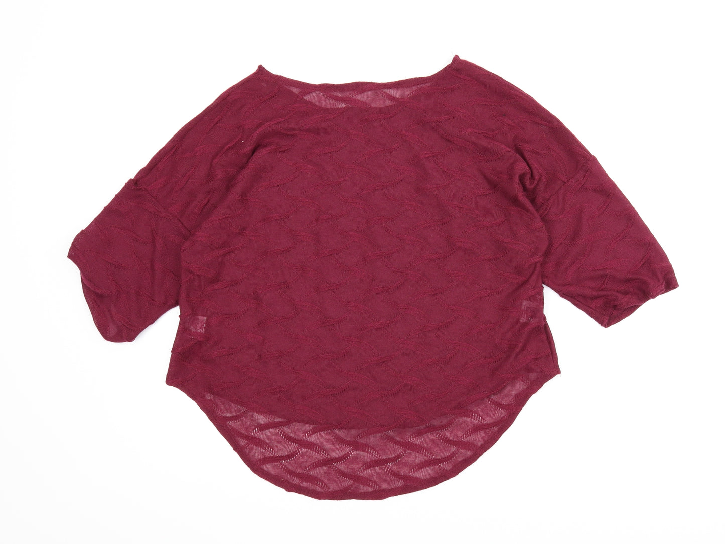 Preworn Womens Purple   Basic Blouse Size 12