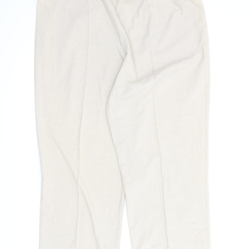 Classics Womens Beige   Pedal Pusher Trousers Size 20 L23.5 in