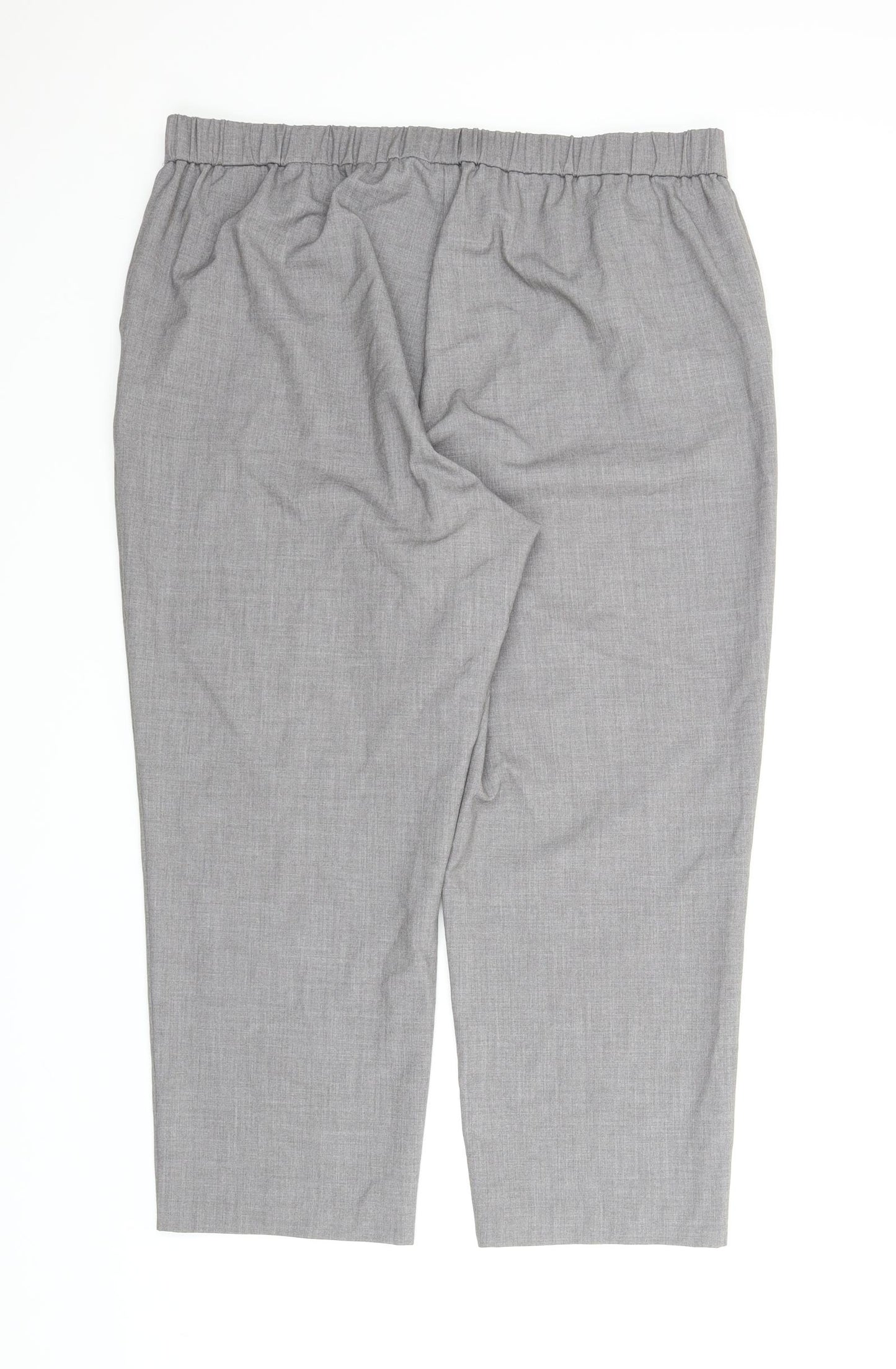 Classic Womens Grey   Capri Trousers Size 18 L25.5 in