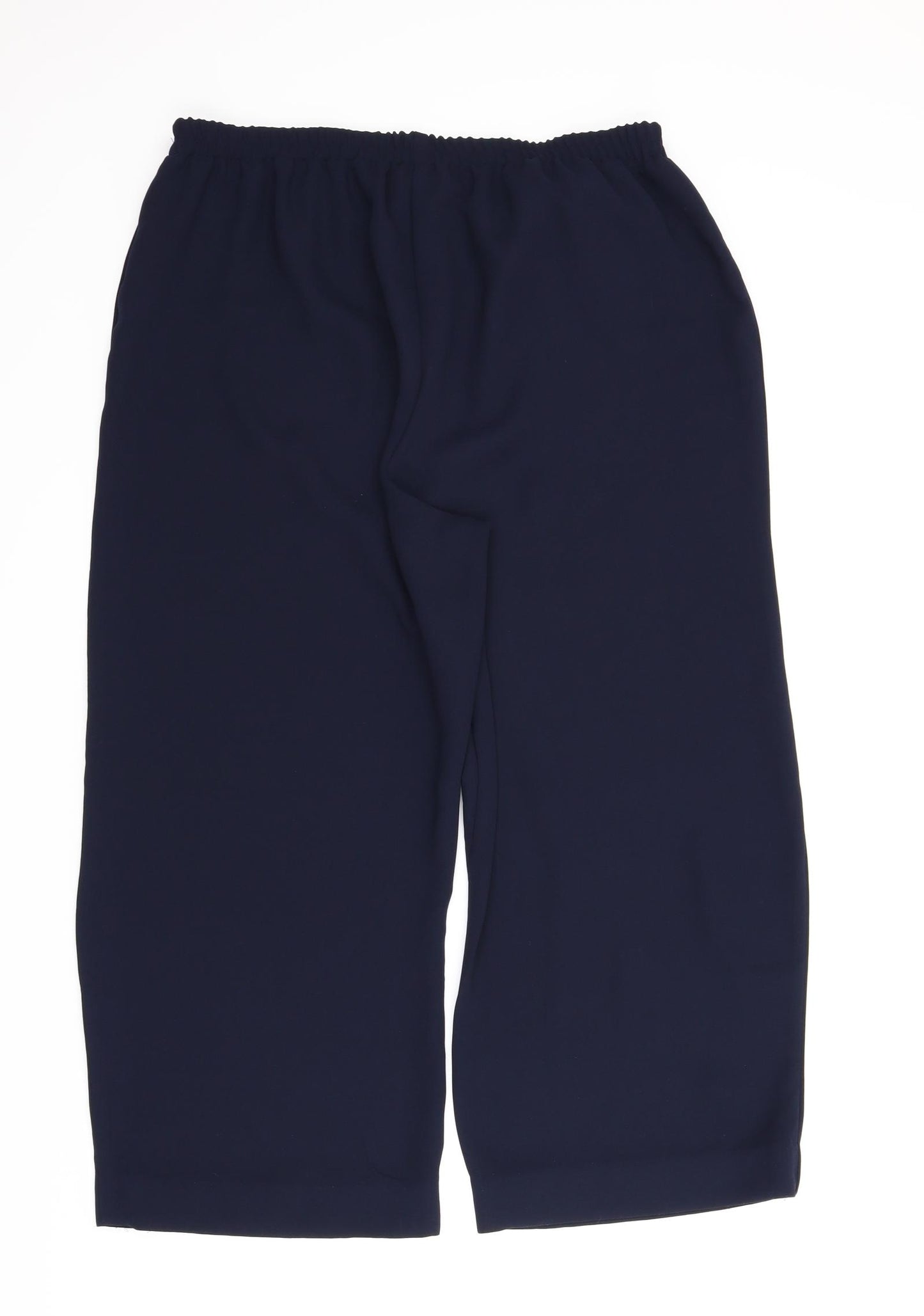 ELVI Womens Blue   Capri Trousers Size 18 L23 in