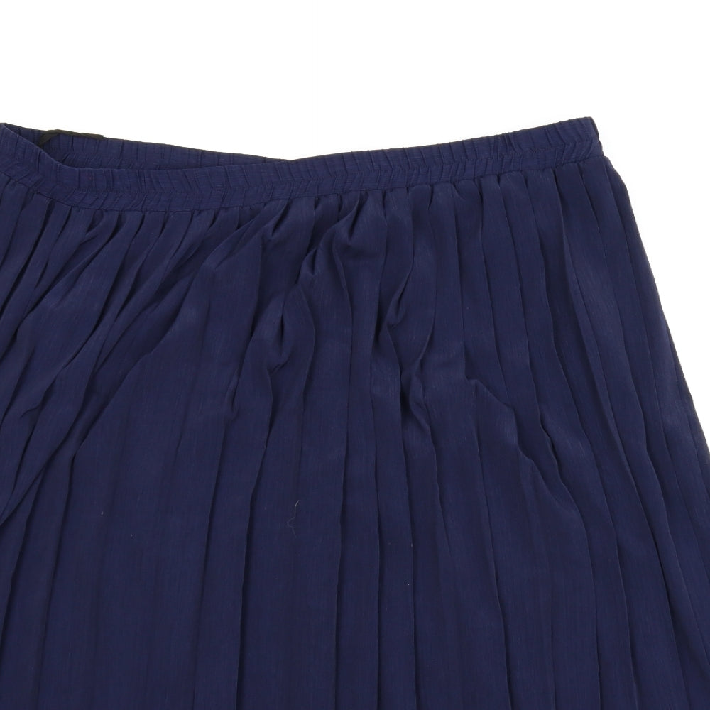 essence Womens Blue   A-Line Skirt Size 28