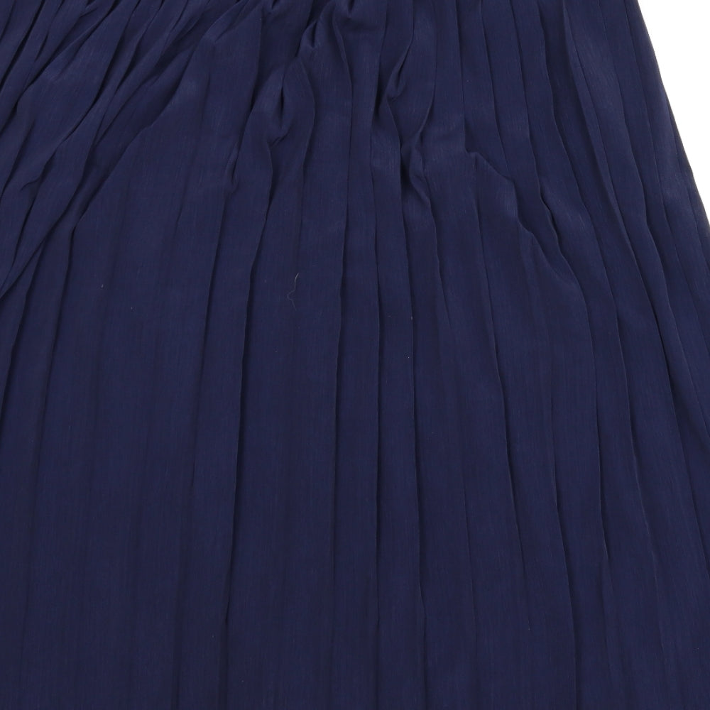 essence Womens Blue   A-Line Skirt Size 28