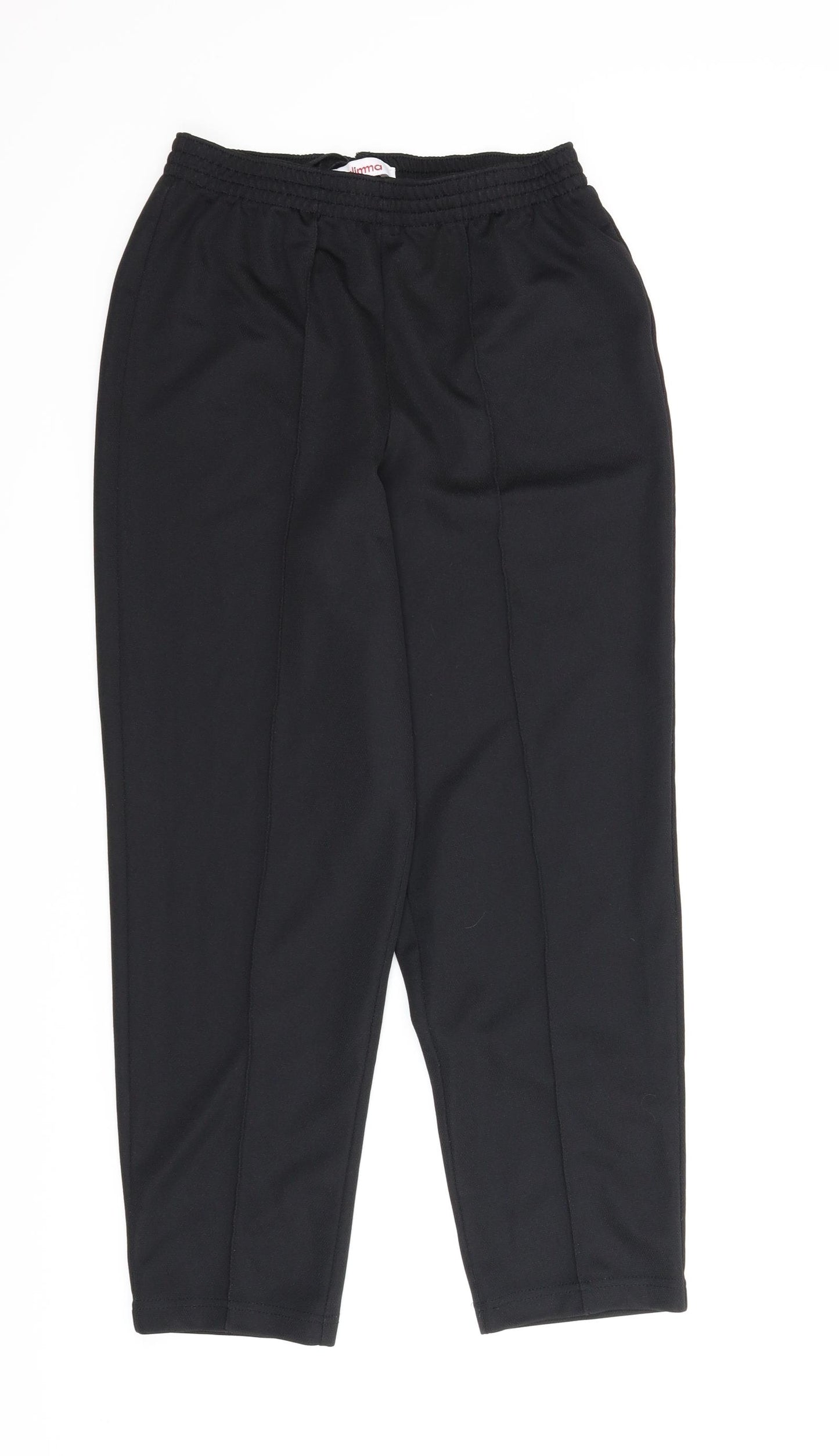 Slimma Womens Black   Pedal Pusher Trousers Size 10 L24 in