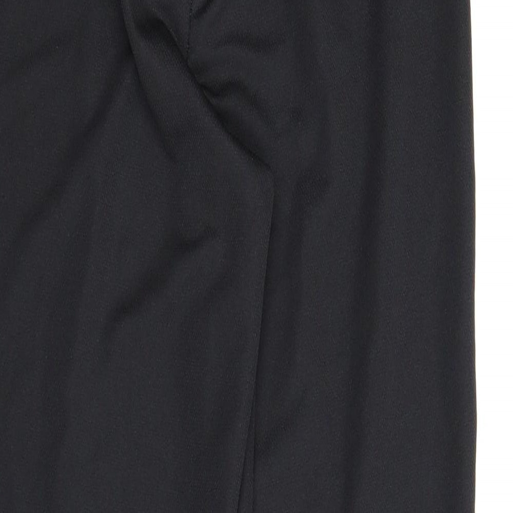 Slimma Womens Black   Pedal Pusher Trousers Size 10 L24 in