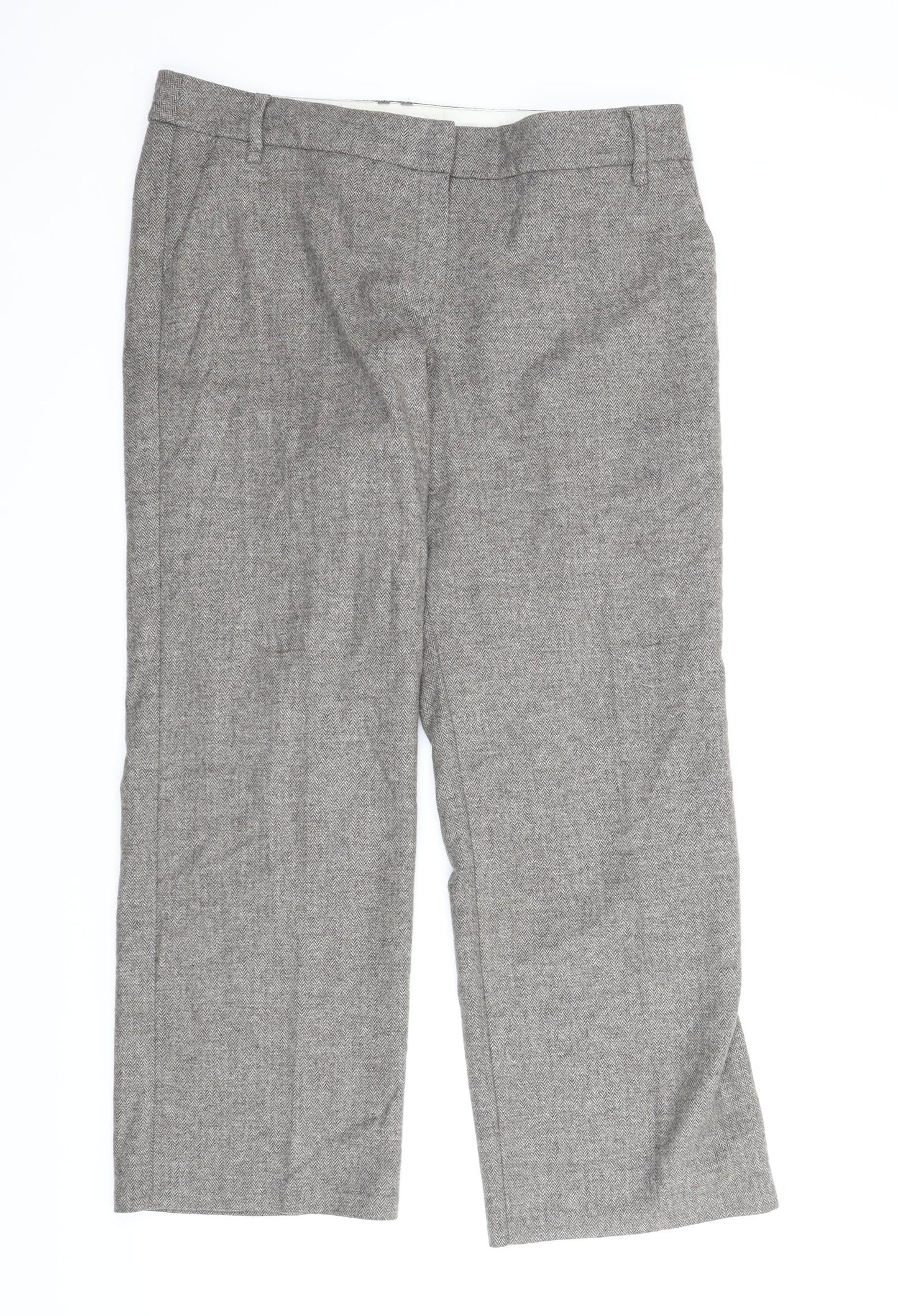 M&S Womens Brown   Trousers  Size 14 L28 in