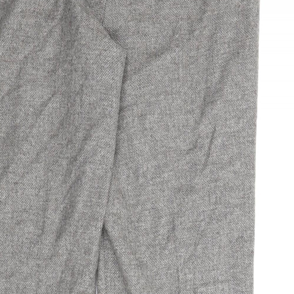M&S Womens Brown   Trousers  Size 14 L28 in