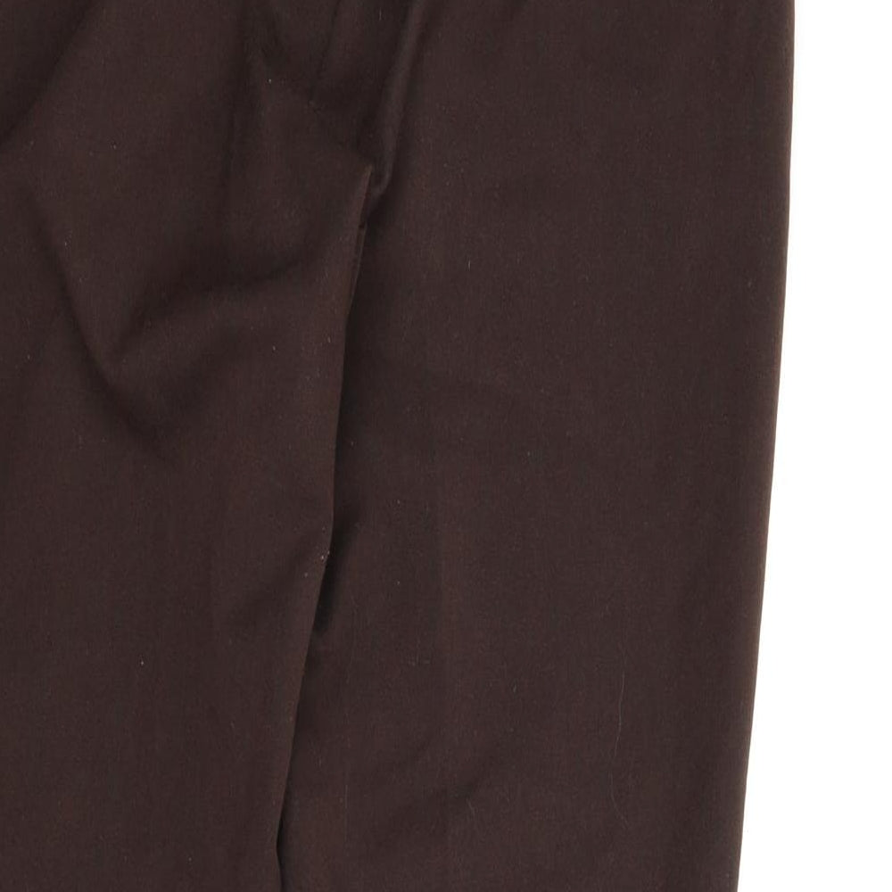M&S Womens Brown   Carpenter Trousers Size 8 L24.5 in