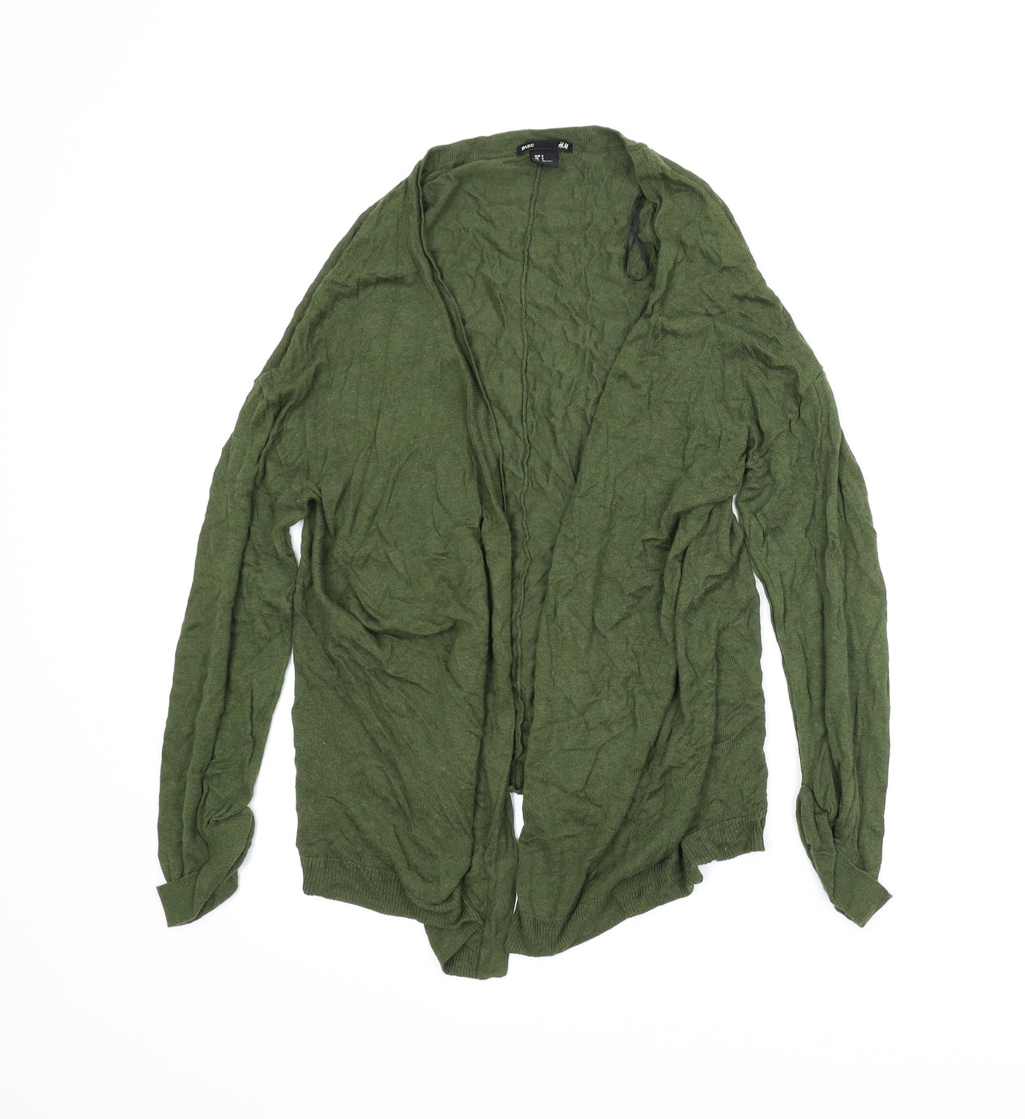 H&M Womens Green   Cardigan Jumper Size S