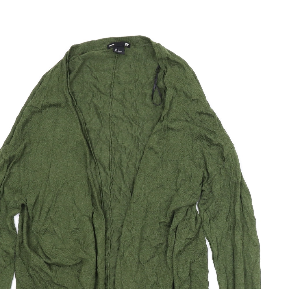 H&M Womens Green   Cardigan Jumper Size S