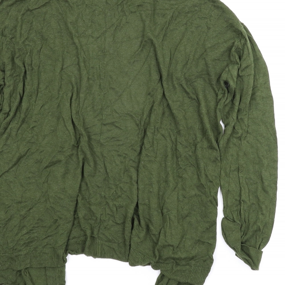 H&M Womens Green   Cardigan Jumper Size S
