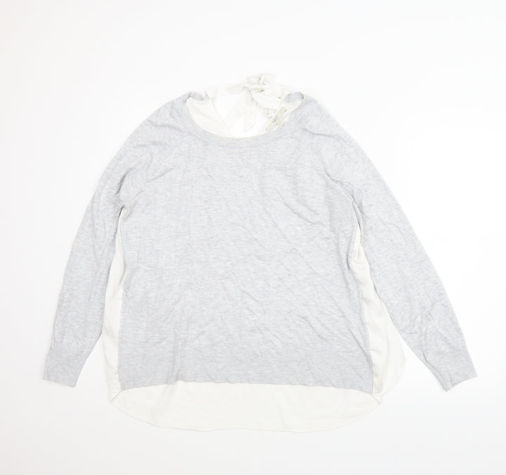 NEXT Womens Grey   Basic Blouse Size 14