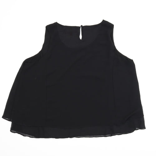 Together Womens Black   Basic Blouse Size 26