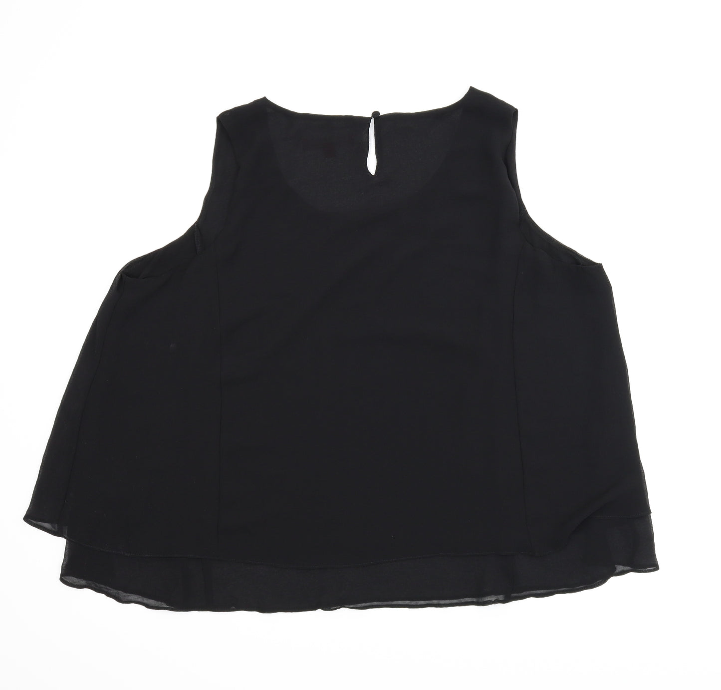 Together Womens Black   Basic Blouse Size 26