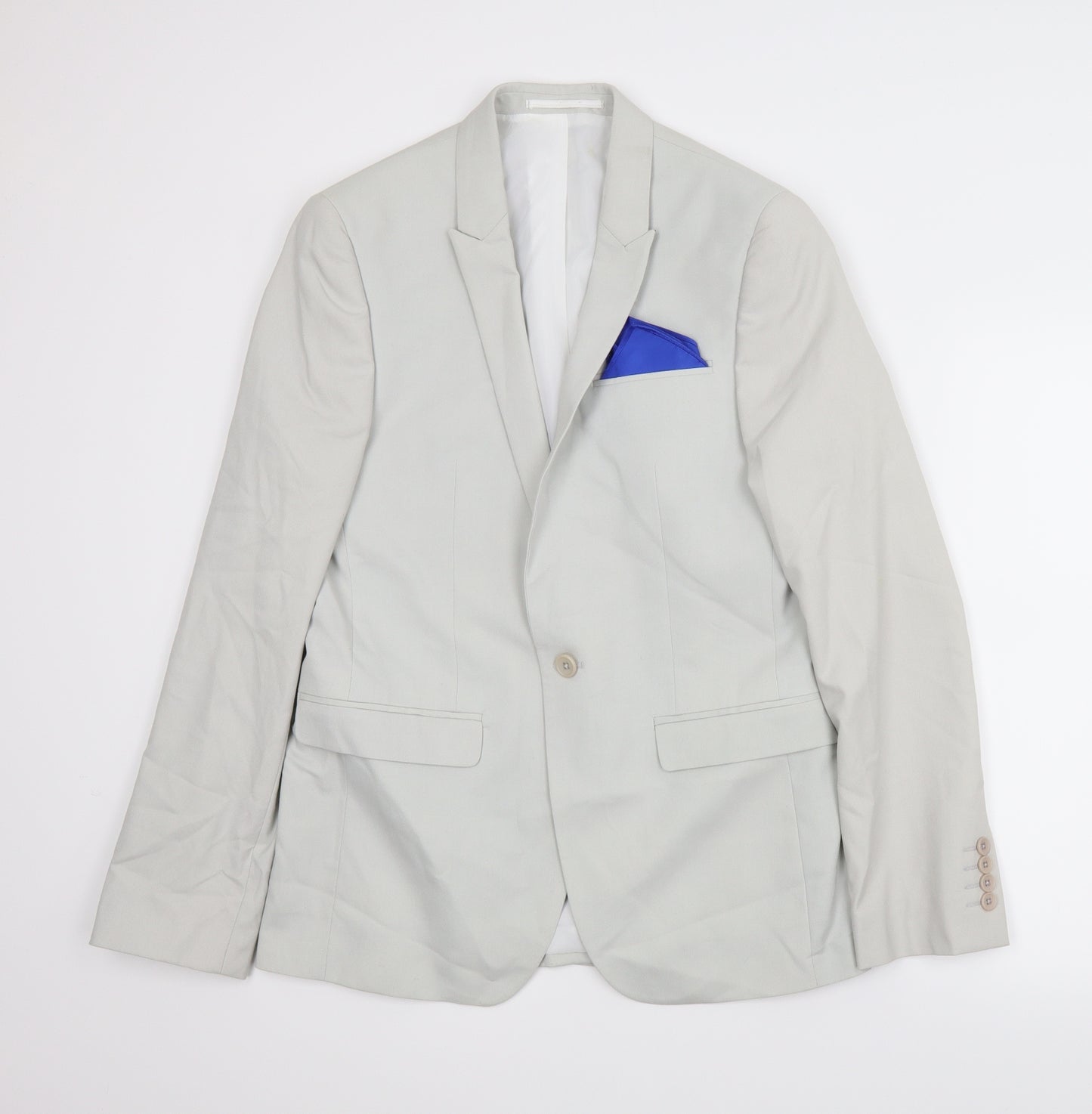 ASOS Mens Grey   Jacket Suit Jacket Size 38