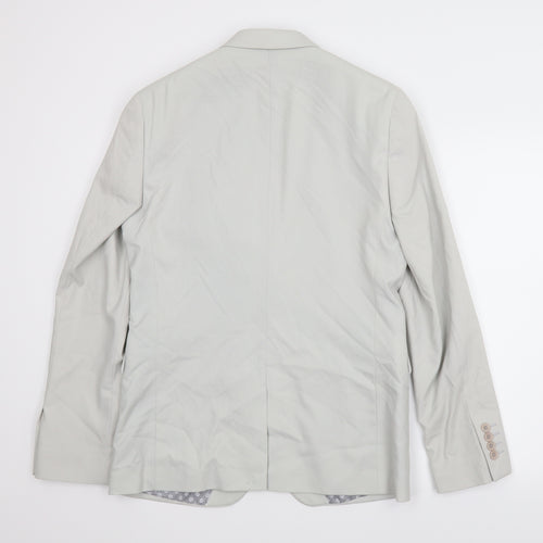 ASOS Mens Grey   Jacket Suit Jacket Size 38