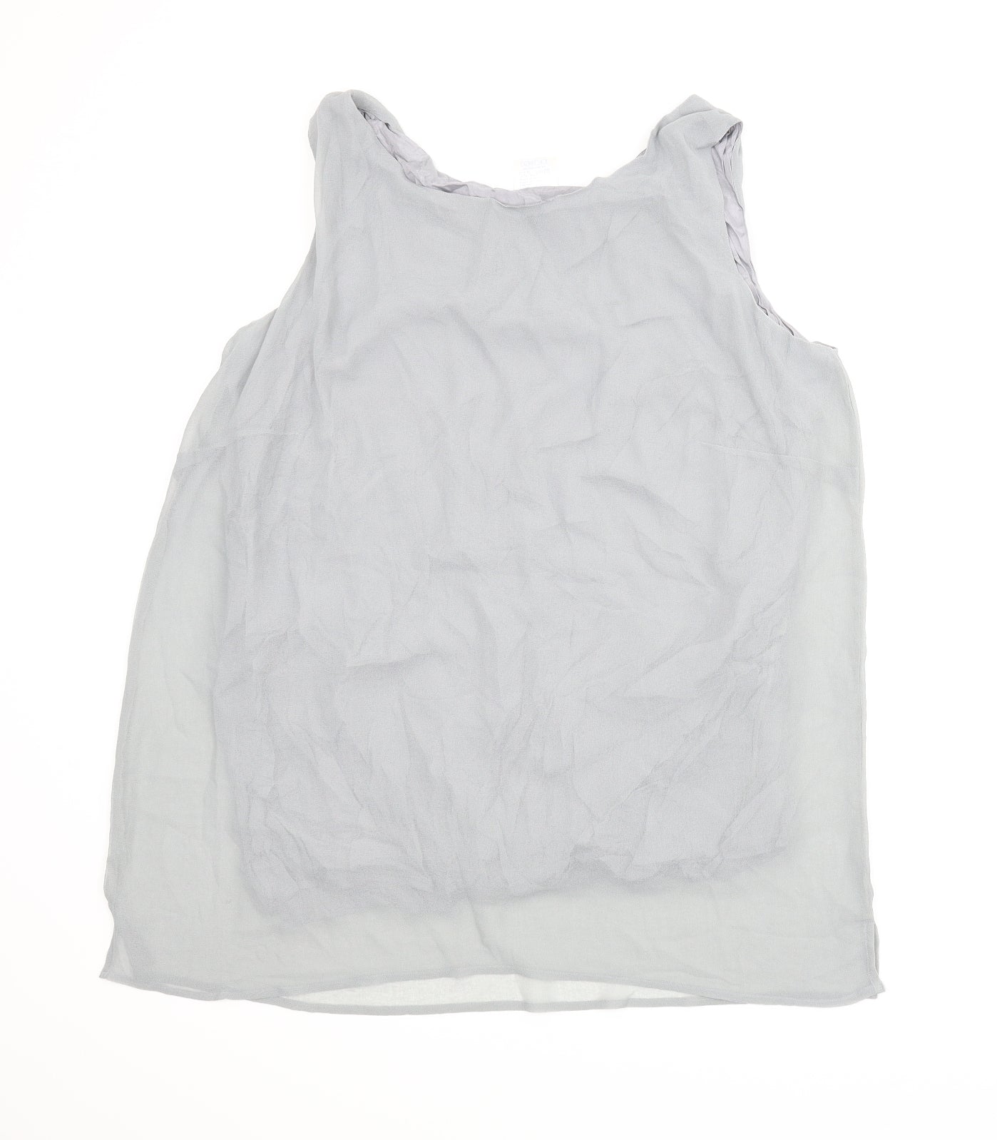 Agenda Womens Grey   Basic Blouse Size 24