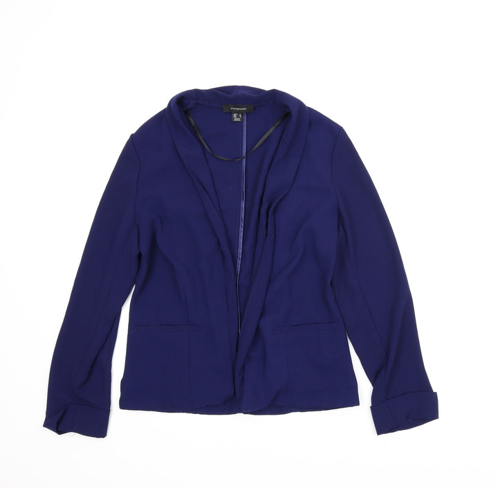 Atmosphere Womens Blue   Cardigan Jumper Size 12  - Draped jacket