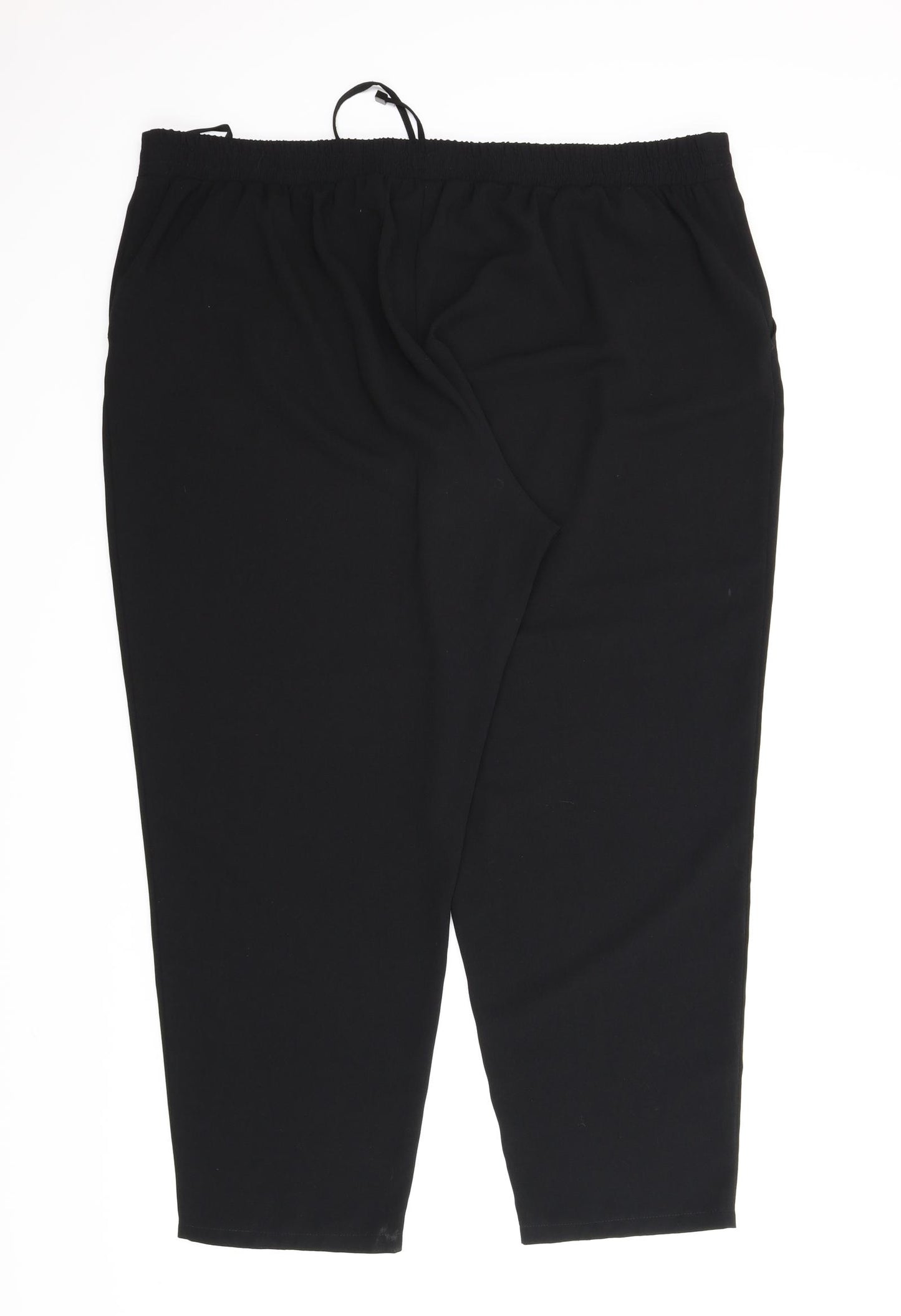 Le Bon Marché Womens Black   Pedal Pusher Trousers Size 22 L26 in