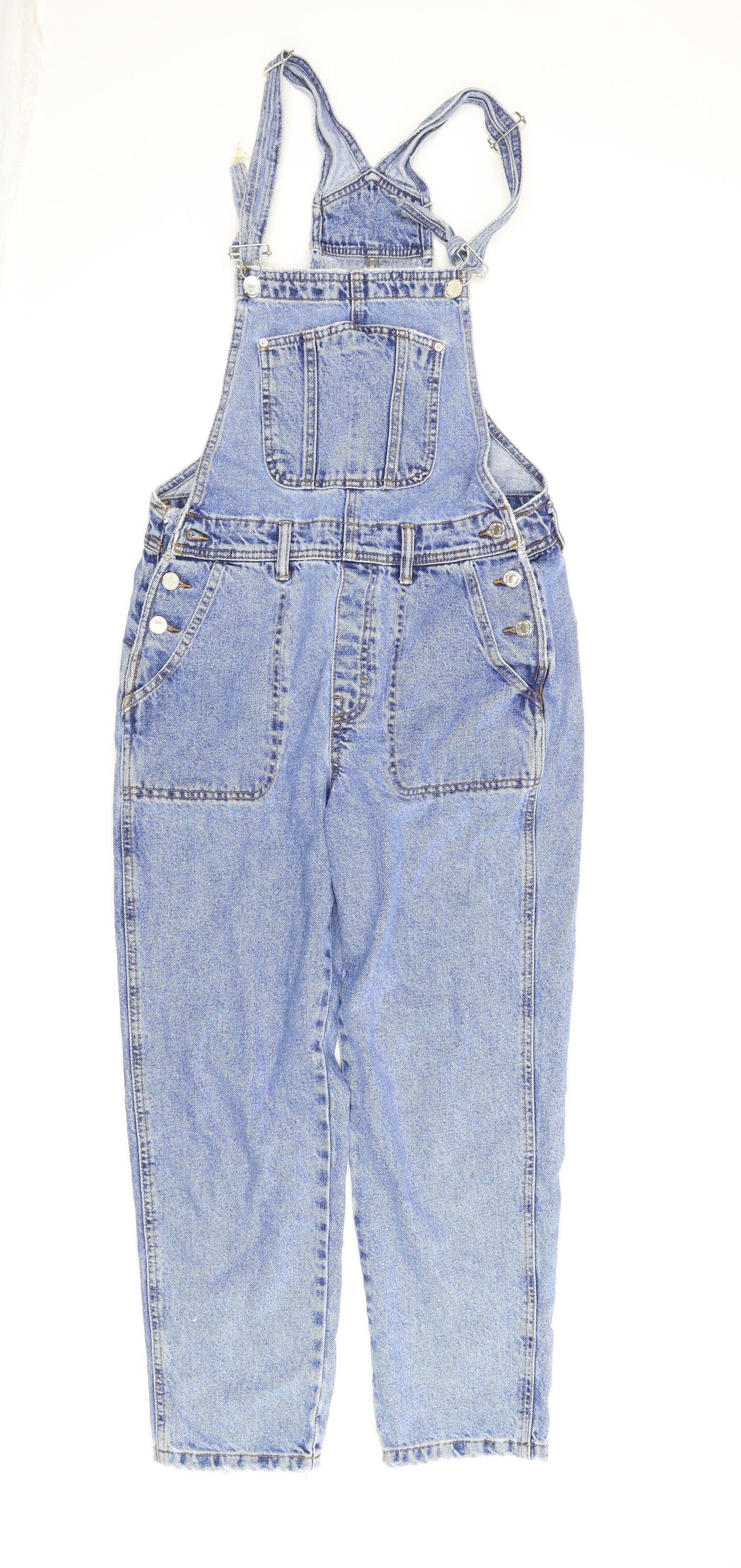 Pull&Bear Mens Blue  Denim Straight Jeans Size M L25 in - Dunagrees