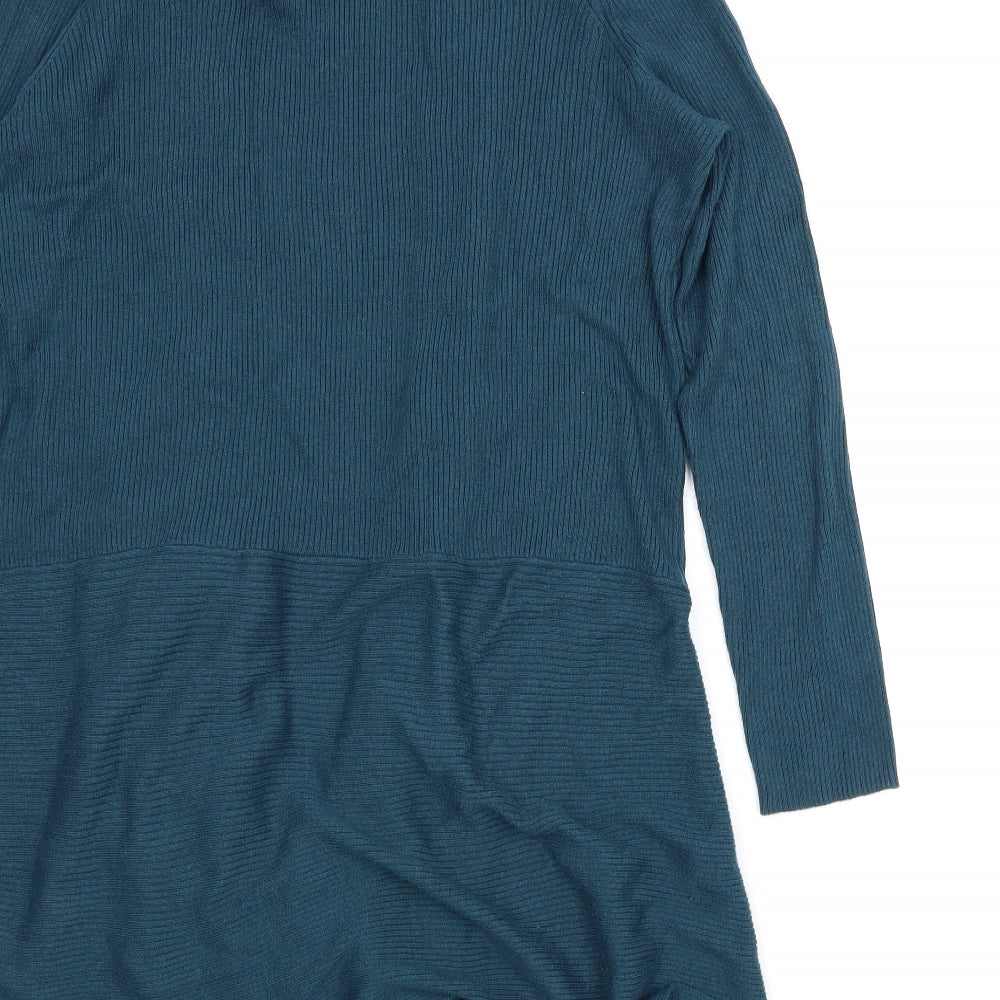 TU Womens Green   Cardigan Jumper Size 12  - Draped