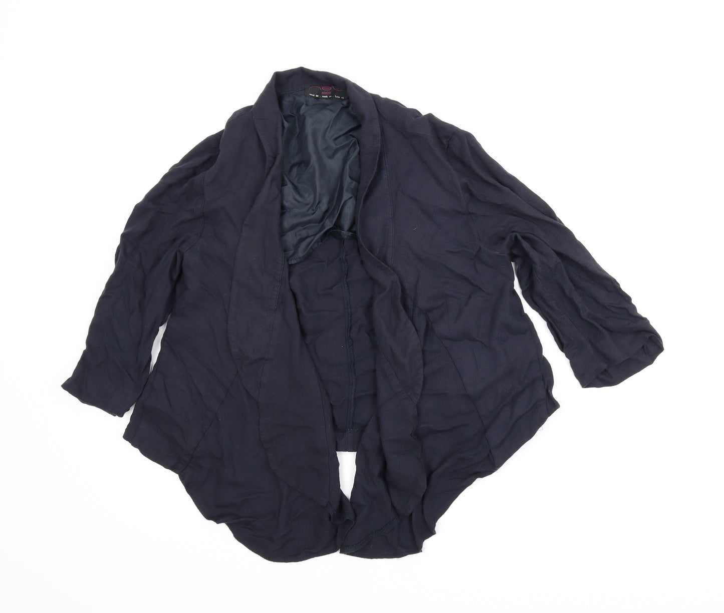 New Look Womens Blue   Jacket  Size 12  - Draped jacket