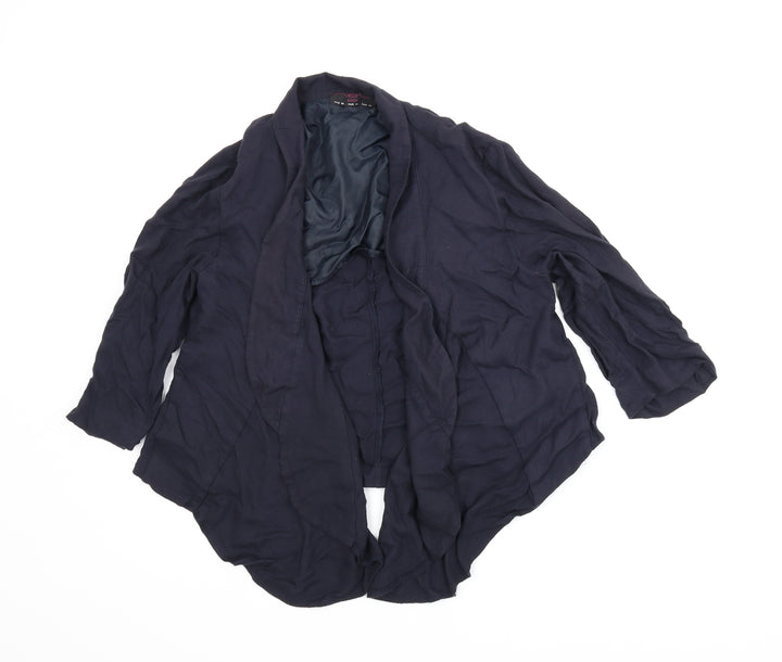 New Look Womens Blue   Jacket  Size 12  - Draped jacket