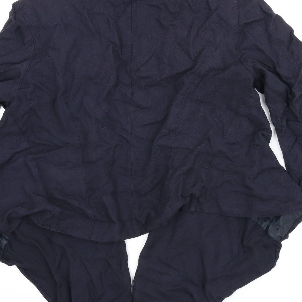 New Look Womens Blue   Jacket  Size 12  - Draped jacket