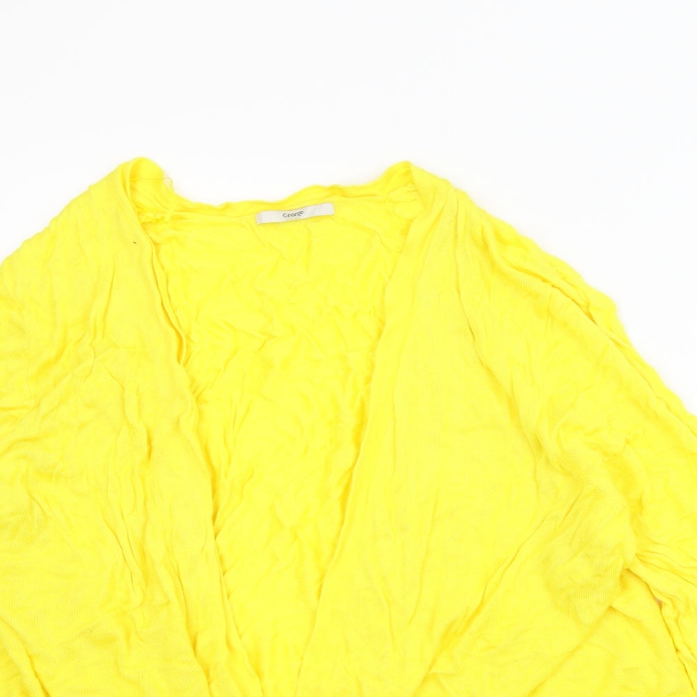 George Womens Yellow   Cardigan Jumper Size 20