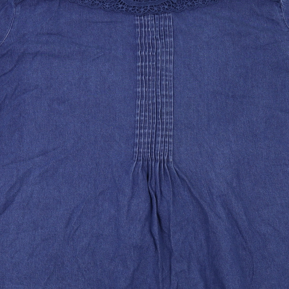 Changes Womens Blue   Fit & Flare  Size 28
