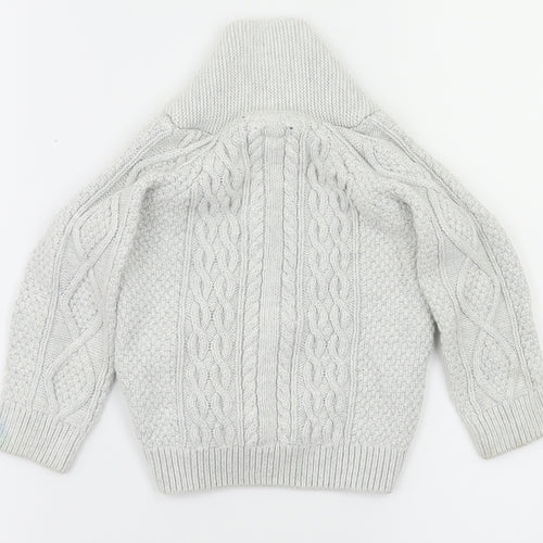Next   Grey   Basic Jacket Jacket Size 12-18 Months