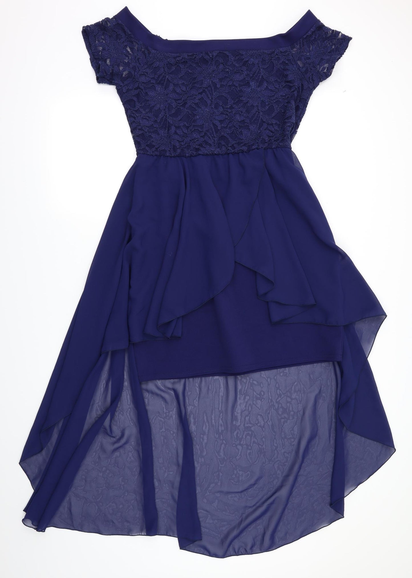 Quiz Womens Blue Floral  Fit & Flare  Size 18