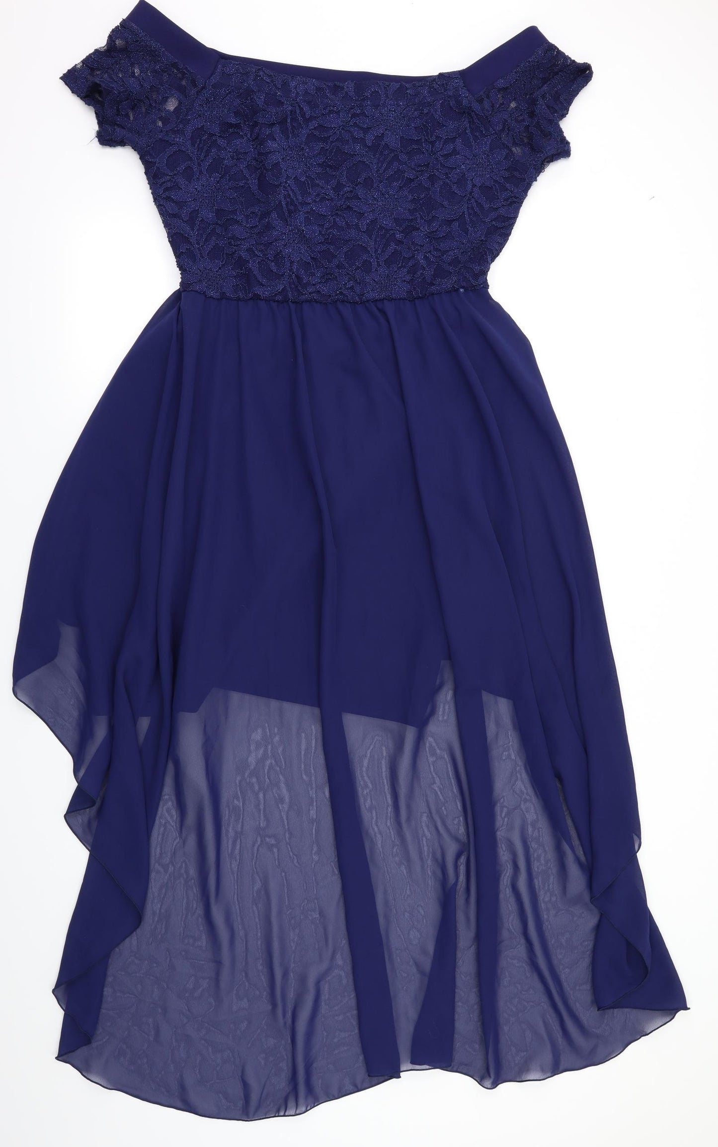 Quiz Womens Blue Floral  Fit & Flare  Size 18