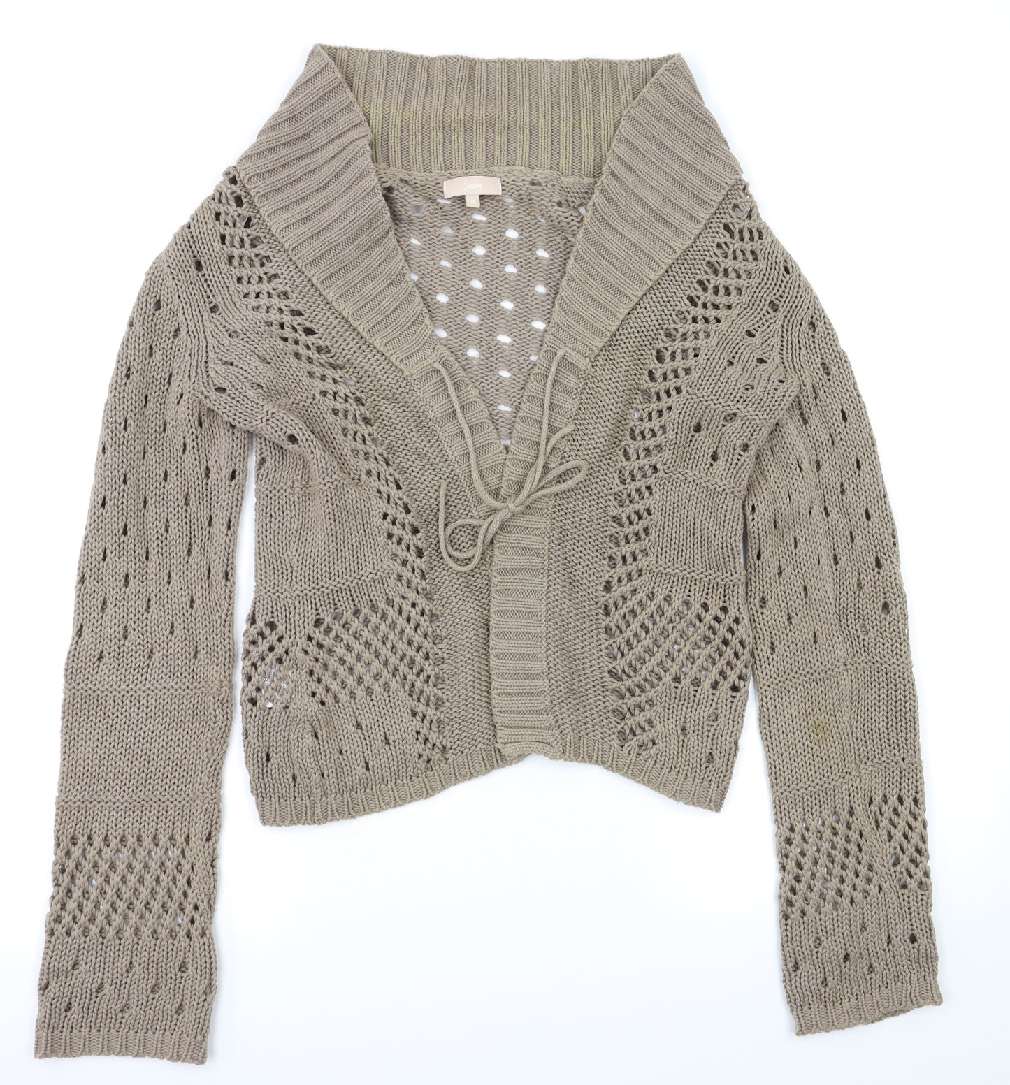 Soon Womens Brown   Cardigan Jumper Size 10