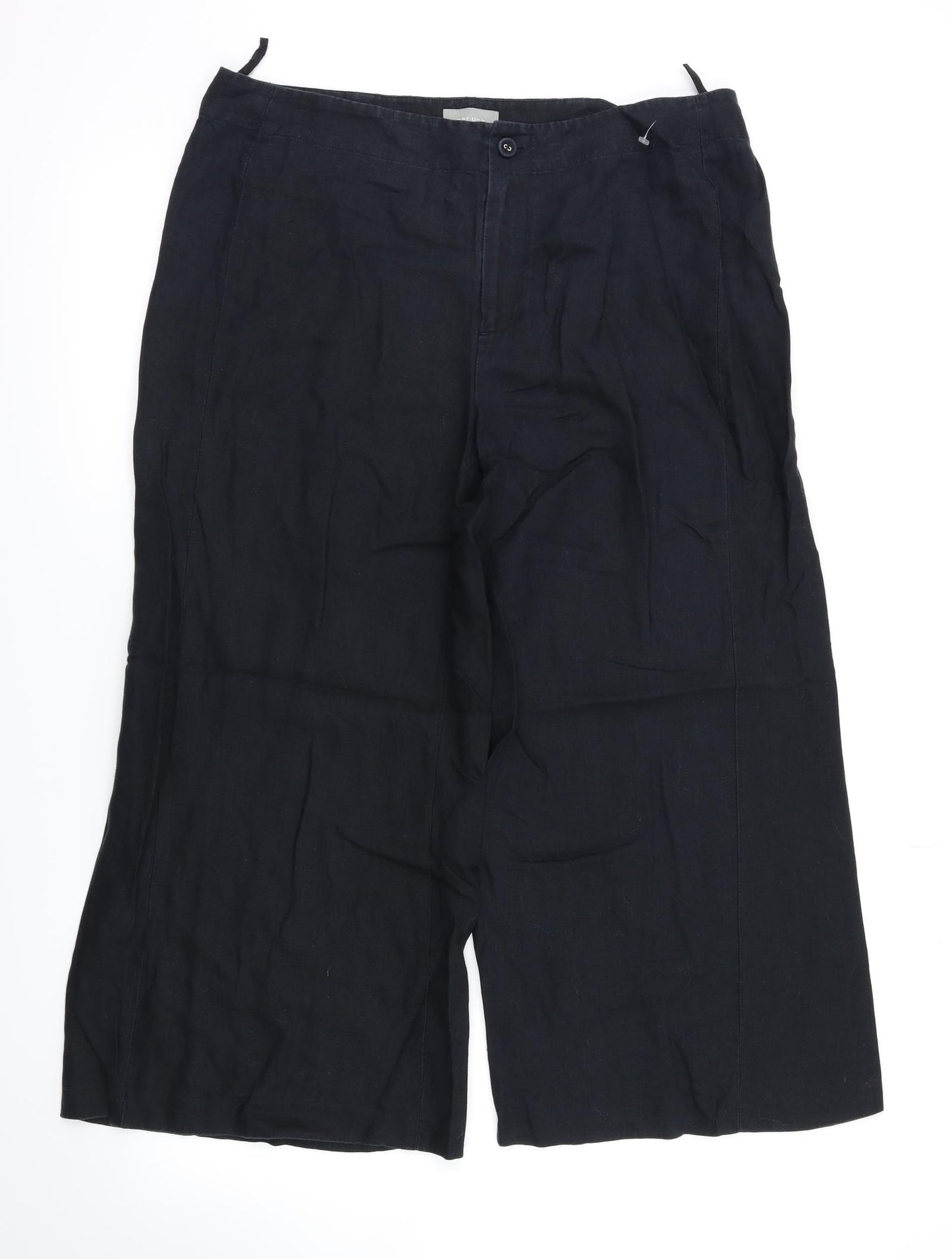 M&S Womens Black   Trousers  Size 14 L23 in