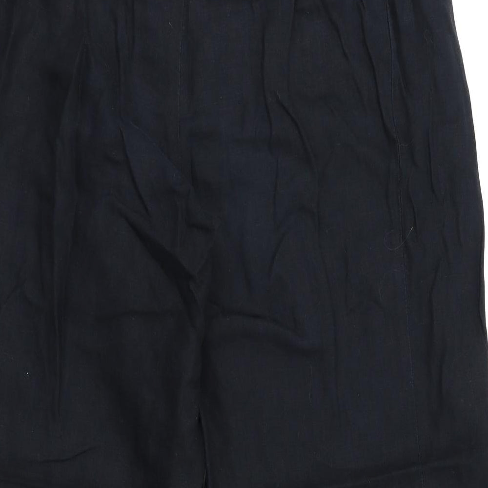 M&S Womens Black   Trousers  Size 14 L23 in