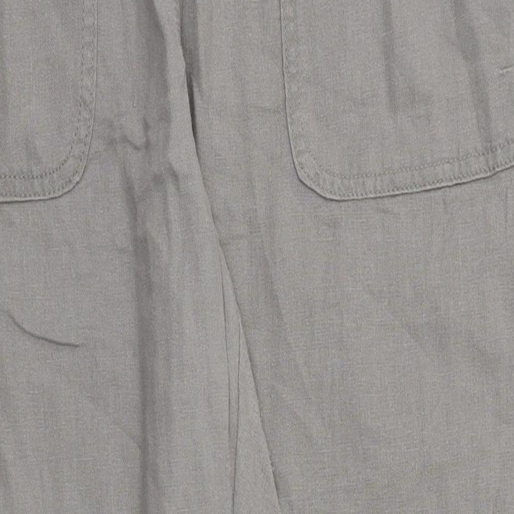 M&Co Womens Grey   Jogger Trousers Size 12 L27 in