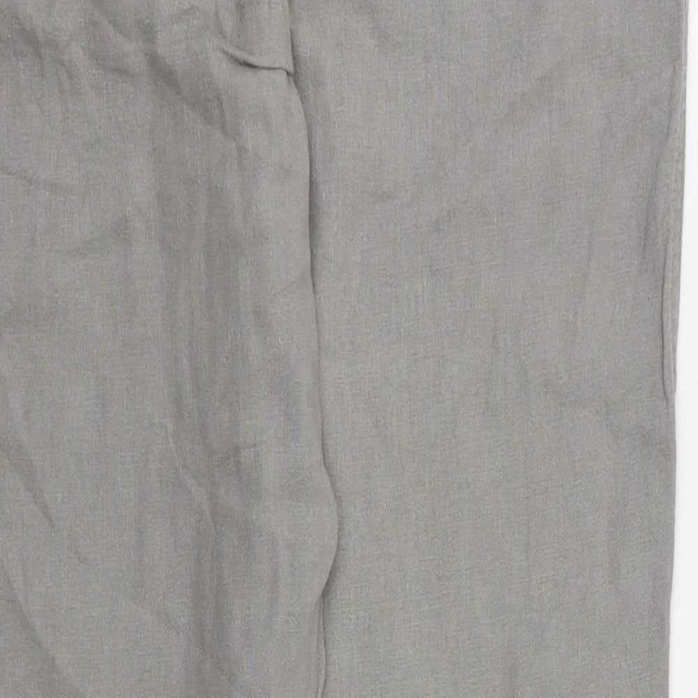 M&Co Womens Grey   Jogger Trousers Size 12 L27 in