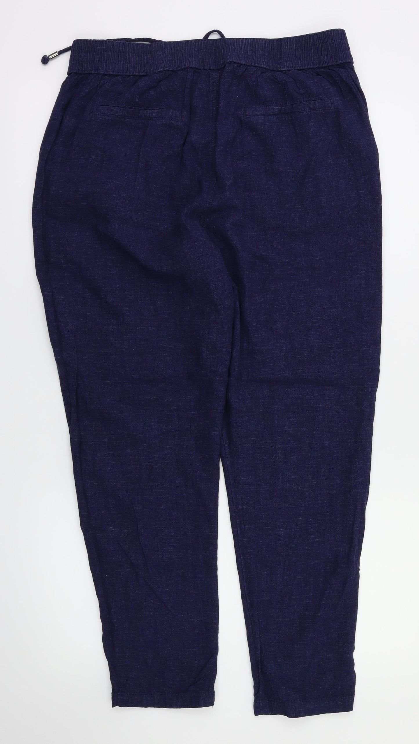 Nutmeg Womens Blue   Trousers  Size 14 L28 in