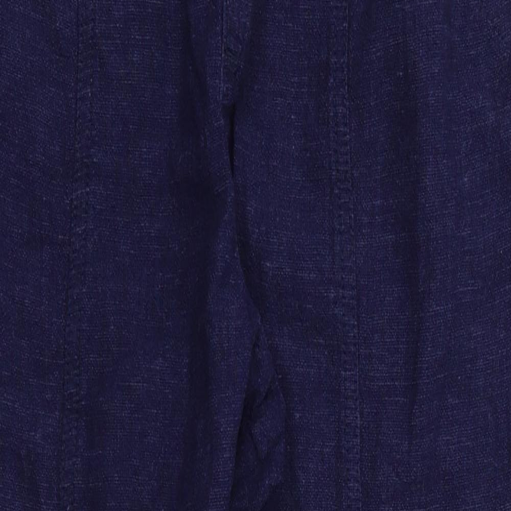 Nutmeg Womens Blue   Trousers  Size 14 L28 in